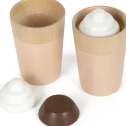 Kaffemaskine Legetøj I Træ - Grå - Tasty - Small Foot