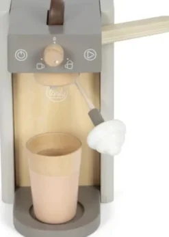 Kaffemaskine Legetøj I Træ - Grå - Tasty - Small Foot