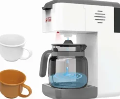 Kaffemaskine Legetøj Til Børn - Elektrisk Med Tilbehør