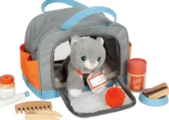 Katte Bamse Med Transporttaske Og Tilbehør - Small Foot