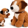 Kiddy - Plush Dog With Puppies - 61866