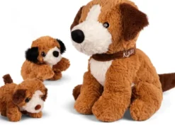 Kiddy - Plush Dog With Puppies - 61866