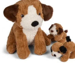 Kiddy - Plush Dog With Puppies - 61866