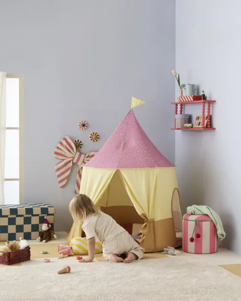 Kids Concept - Cirkustelt - Rosa - 115 X 120 CM