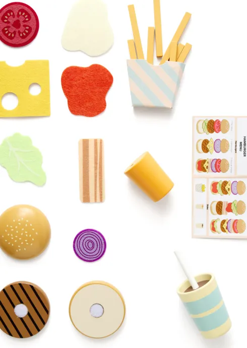 Kids Concept - Hamburgermenu Legesæt