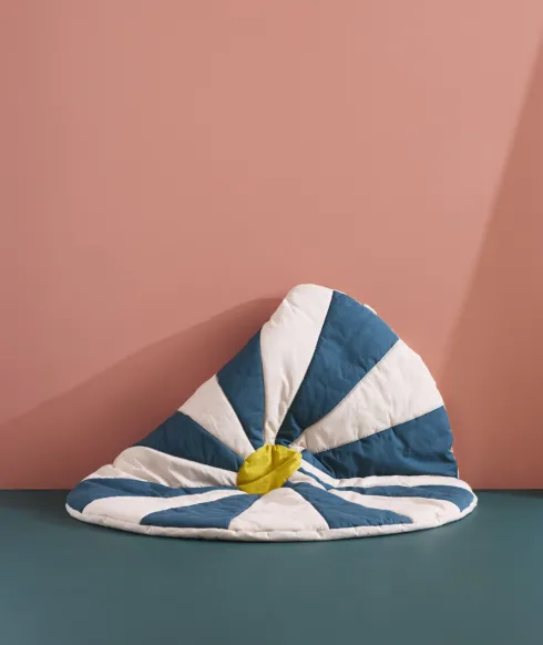Kids Concept - Legetæppe Cirkus - Blå - 112X112X2 CM