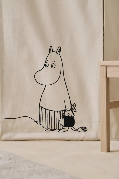 Kids Concept - Mumin - Pavillon Telt - Natur - Højde 124 CM, Diameter 107 CM