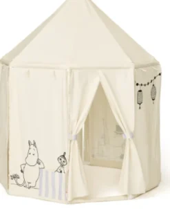 Kids Concept - Mumin - Pavillon Telt - Natur - Højde 124 CM, Diameter 107 CM