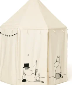 Kids Concept - Mumin - Pavillon Telt - Natur - Højde 124 CM, Diameter 107 CM