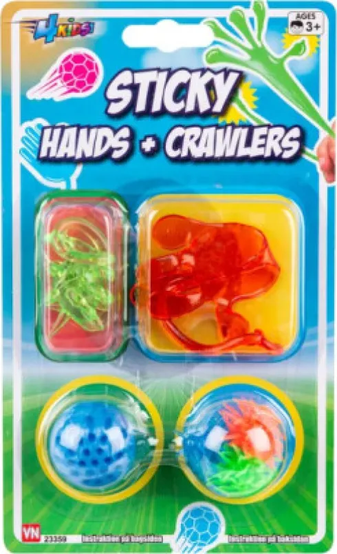 4-Kids - Slimhånd Og 5 Crawlers Sæt - 6 Dele - Vn 23359