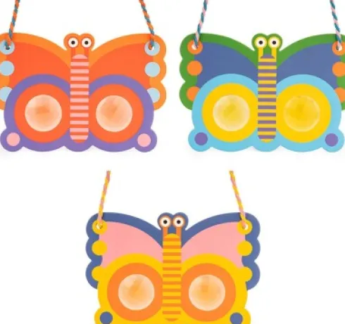 Kikkerland - Kidoki - Sommerfugl Maske Med Prisme Briller - Assorteret