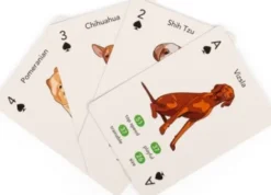 Kikkerland - Spillekort Og Kortspil Med Hunde - 2-I-1