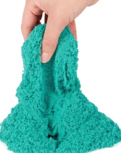 Kinetic Sand - Castle Case Legesæt Med Kinetisk Sand - Grøn