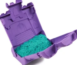 Kinetic Sand - Castle Case Legesæt Med Kinetisk Sand - Grøn
