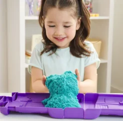 Kinetic Sand - Castle Case Legesæt Med Kinetisk Sand - Grøn