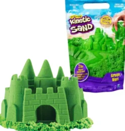 Kinetic Sand - Farve Pose Med Kinetisk Sand - 900G - Grøn