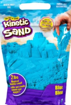 Kinetic Sand - Farve Pose Med Kinetisk Sand - 900G - Blå