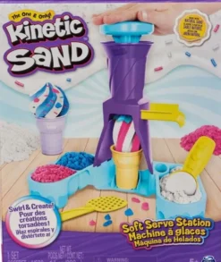 Kinetic Sand - Is Maskine Legesæt - Soft Serve Station