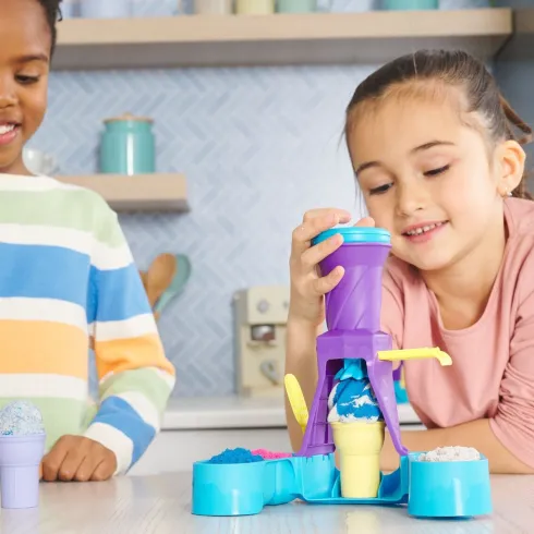 Kinetic Sand - Is Maskine Legesæt - Soft Serve Station