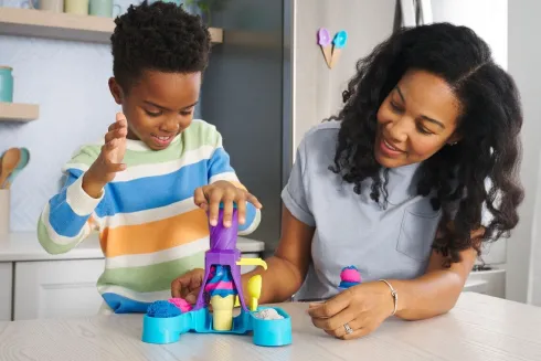 Kinetic Sand - Is Maskine Legesæt - Soft Serve Station
