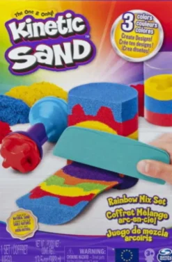 Kinetic Sand - Rainbow Mix Sæt - 3 Farver