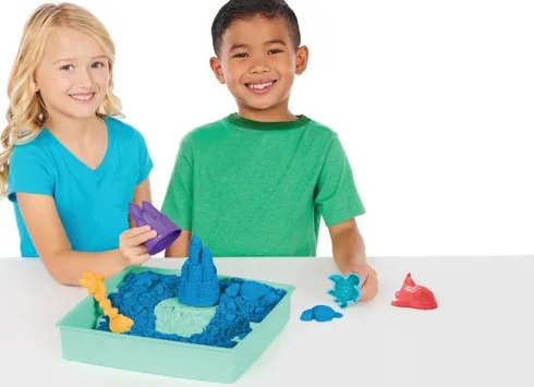 Kinetic Sand - Sandbox Sæt - Blå
