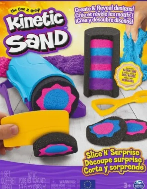 Kinetic Sand - Slice N' Surprise Legesæt