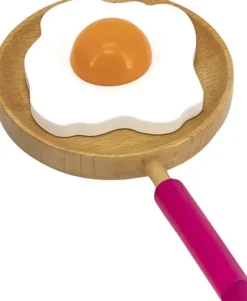 Køkken Legetøj - Grydesæt I Træ - 6 Dele - Viga - Assorteret
