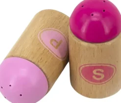 Køkken Legetøj - Grydesæt I Træ - 6 Dele - Viga - Assorteret
