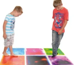 Kæmpe Sansemåtte Med Væske - 1 Stk - 50 X 50 CM - Assorteret