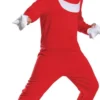 Knuckles Kostume Til Børn - Dragt - Sonic - 4 År - Disguise