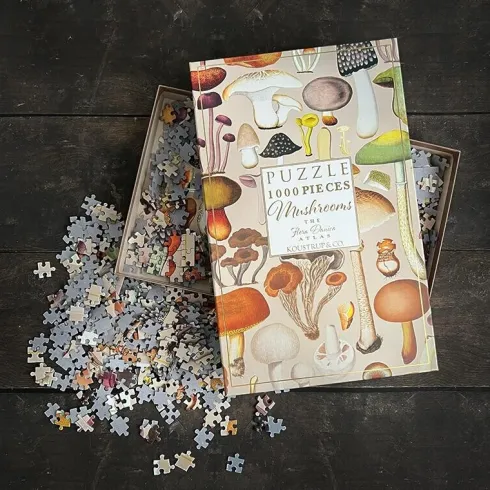 Koustrup & Co. - Mushrooms Flora Danica Puzzle - 1000 Pieces
