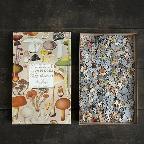 Koustrup & Co. - Mushrooms Flora Danica Puzzle - 1000 Pieces