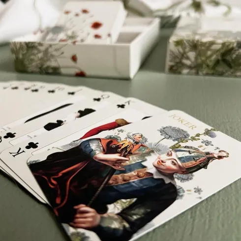 Koustrup & Co. - Playing Cards - Flora Danica Atlas - 6 Sæt Spillekort