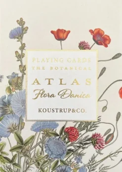 Koustrup & Co. - Playing Cards - Flora Danica Atlas - 6 Sæt Spillekort