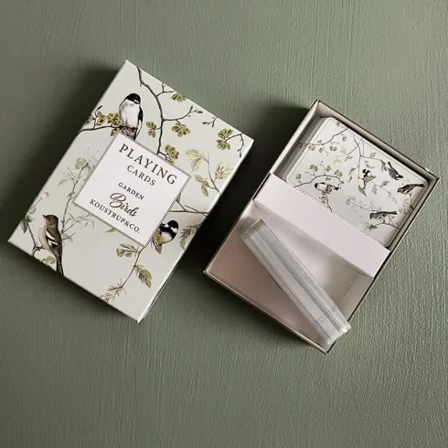 Koustrup & Co. - Playing Cards - Garden Birds - 6 Sæt Spillekort
