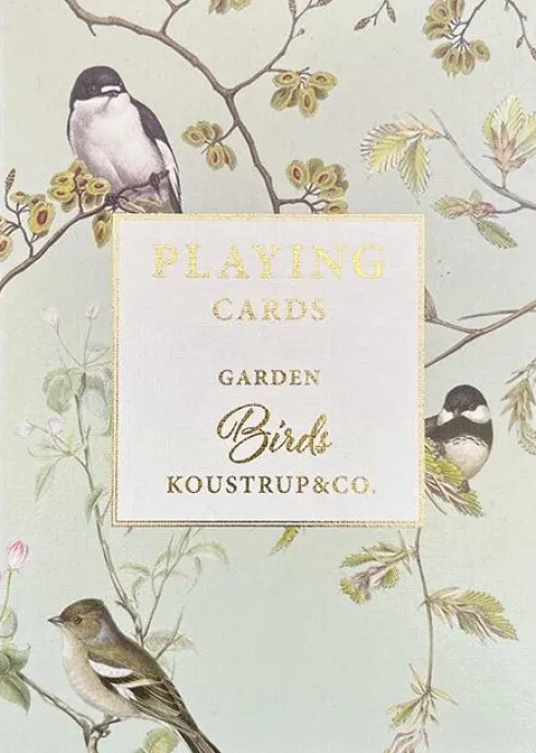 Koustrup & Co. - Playing Cards - Garden Birds - 6 Sæt Spillekort