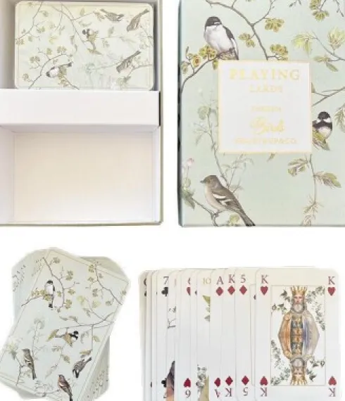 Koustrup & Co. - Playing Cards - Garden Birds - 6 Sæt Spillekort
