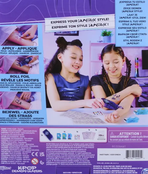 Kpop Demon Hunters Cool Maker - Shimmer Me Tattoo Kit