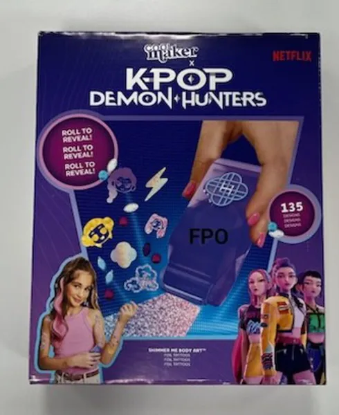 Kpop Demon Hunters Cool Maker - Shimmer Me Tattoo Kit