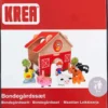 Krea - Bondegård Legesæt I Træ - Inkl. 11 Figurer