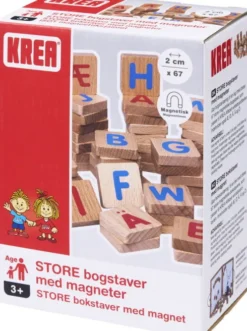 Krea Magnet Bogstaver I Træ Til Magnettavle