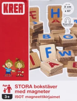 Krea Magnet Bogstaver I Træ Til Magnettavle