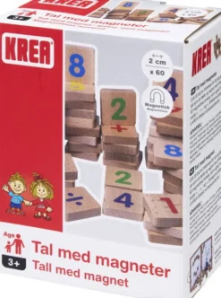 Krea Magnet Bogstaver + Tal + Tegn I Træ Til Magnettavle