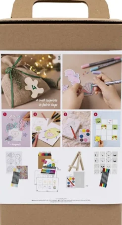 Kreativ Adventskalender - Tegne DIY - 4 Gaver