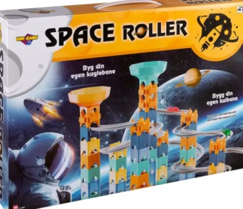 Kuglebane - Space Roller Tower Byggesæt - 79 Dele - Vini Games