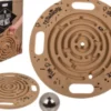 Labyrint Spil Med Kugle - Træ - Disc Mate