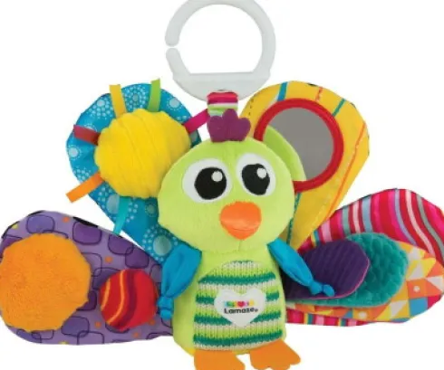 Lamaze - Baby Rangle - Påfugl