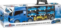 Lastbil M/Redningskøretøjer Og Skilte, Politi - Contruck