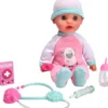 Laura - Interaktiv Babydukke Legesæt - Med 24 Lyde - Little Patient